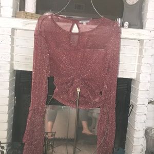 Selena Quintanilla inspired sheer blouse